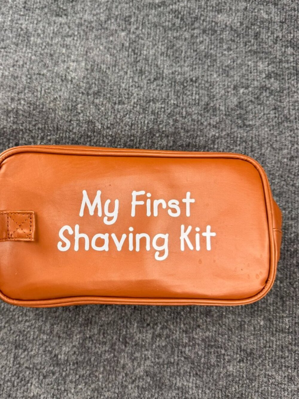 Lakeshore Learning My First Shaving Kit Faux Leather Pouch